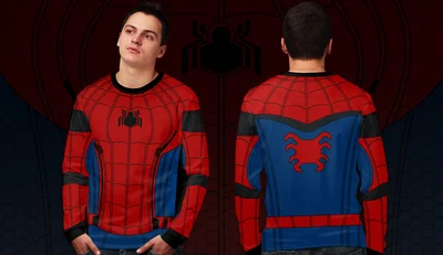 Футболки с полной запечаткой: человек паук